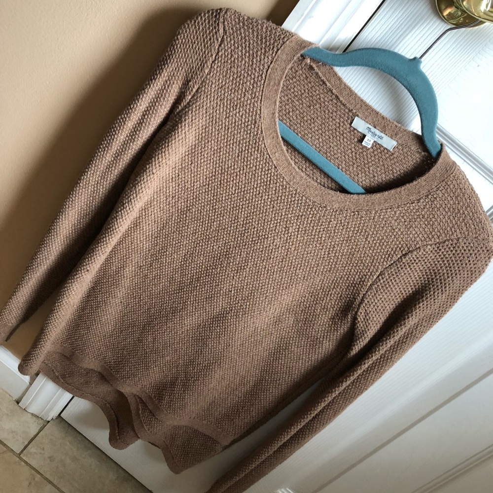 Madewell Crossed bottom sweater